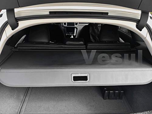 Vesul Black Tonneau Cover Retractable Rear Trunk Cargo Luggage Security Shade Cover Shield Fits On Infiniti Qx50 2019 2020 Buy Online In Congo At Desertcart