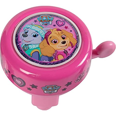 Timbre de Metal Rosa Paw Patrol Cover