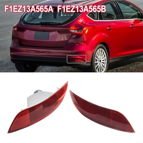 Réflecteurs de pare-chocs arrière Ford Focus Hatchback F1EZ13A565A rouge - 3