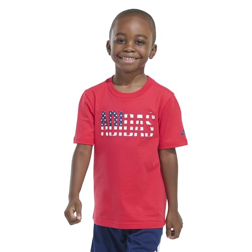 adidas Boys' Short Sleeve Graphic Tee Shirt3