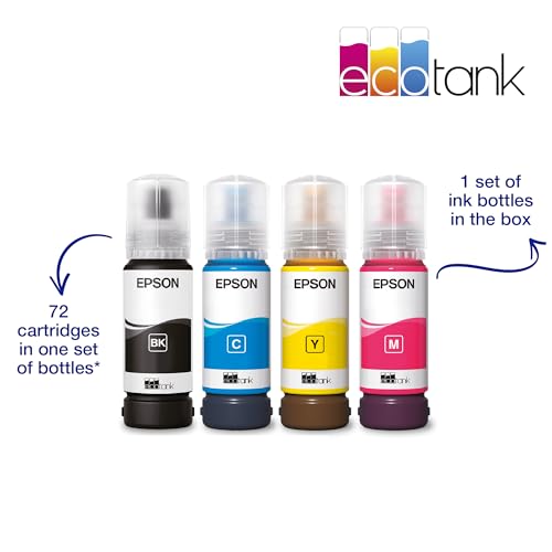 Epson EcoTank ET-4800 A4 Imprimante Multifonction Wi-FI avec réservoir d'encre jusqu'à 3 Ans d'encre Incluse