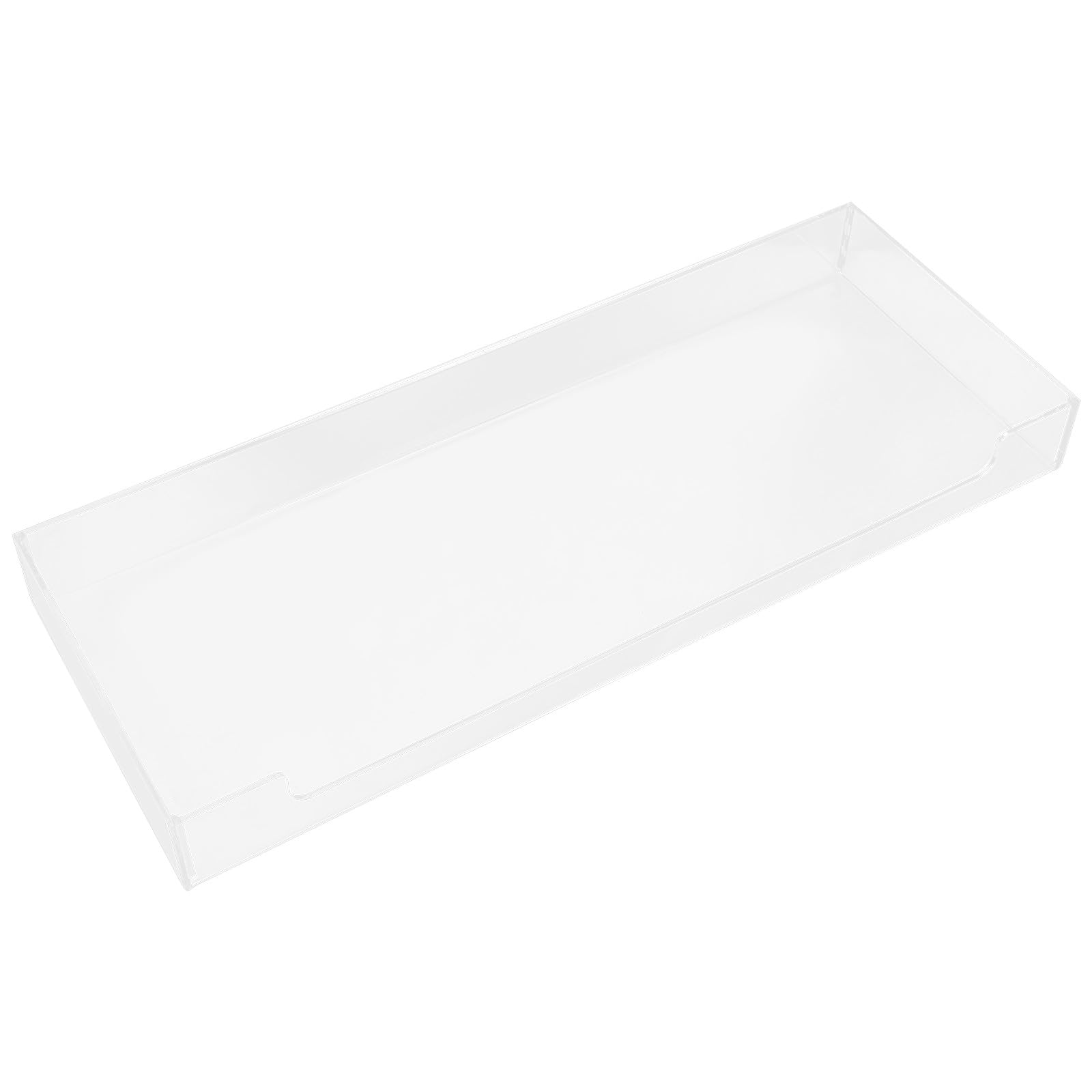 Angoily Funda Acrílica para Teclado y Antipolvo, Tamaño Mediano Ampliado 475x175x48 Mm, Protección para Teclado Mecánico Escritorio, Uso Doméstico y Oficina, Transparente