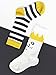 Cute Fashion Crown Stripe Knit Socks Baby Boys Girls Unisex (Medium (2-4 Years))