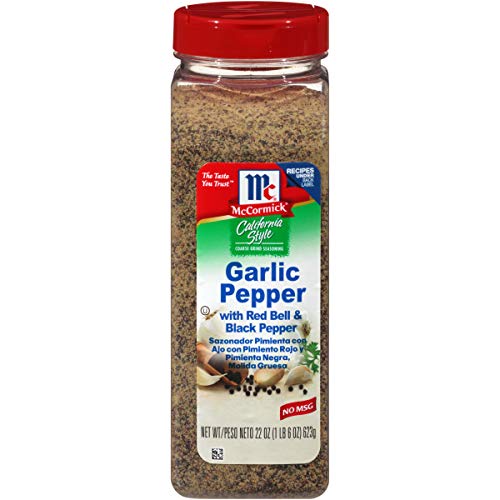 McCormick California Style Garlic Pepper with Red Bell & Black Pepper Coarse Grind