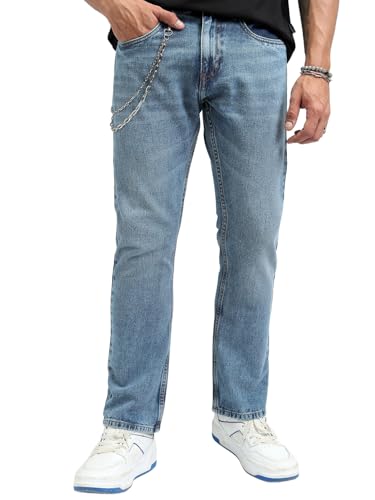 Image of Highlander Men's Loose Fit Jeans | Wide Leg | Mid Rise | Cotton | Jeans for Man