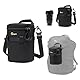 Lowepro LP36303-0WW, 9 x 13cm Lens Case with SlipLock Attachment, Fits High-Power Zoom Lens, for Professional Photographers, Black