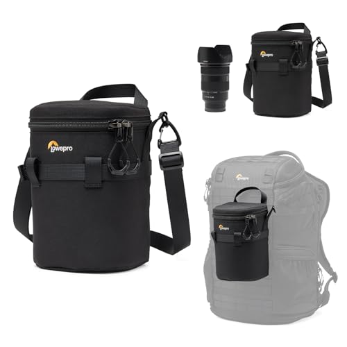 Lowepro ProTactic LCS 11 x 18 III Camera Lens Case, Camera Lens Pouch Bag, Fits 50 140mm F/2.8, for DSLR and Mirrorless Cameras, Vol 2L Dim: 18x11x11cm, Camera Bag, for Photographer/Videographer