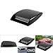 Hood Scoop, Universal Car Decorative Intake Hood Scoop Bonnet Vent Sticker Cover Hood Hood Scoops For Cars black