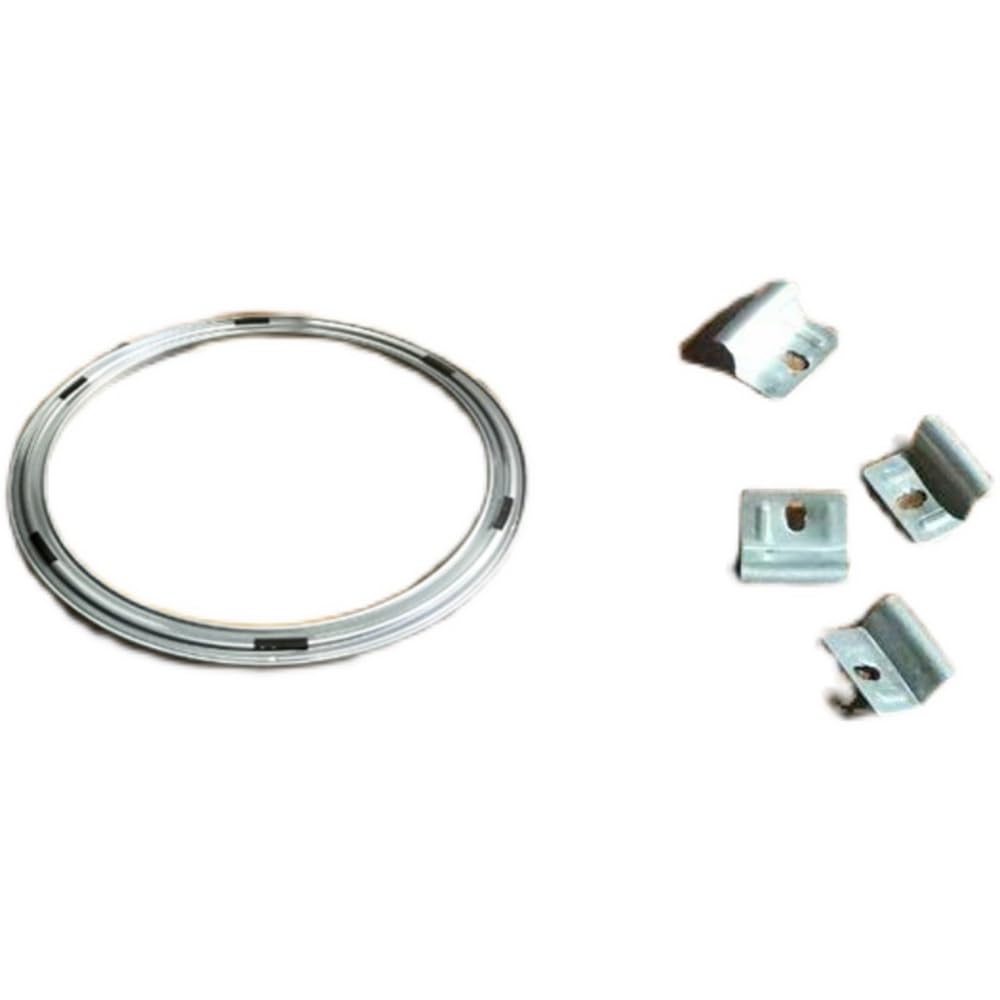 Cuscinetti per giradischi resistenti – Base girevole in acciaio inox da 40,6 cm, piastra girevole, ideale per uso domestico e cucina, rotazione fluida, hardware versatile