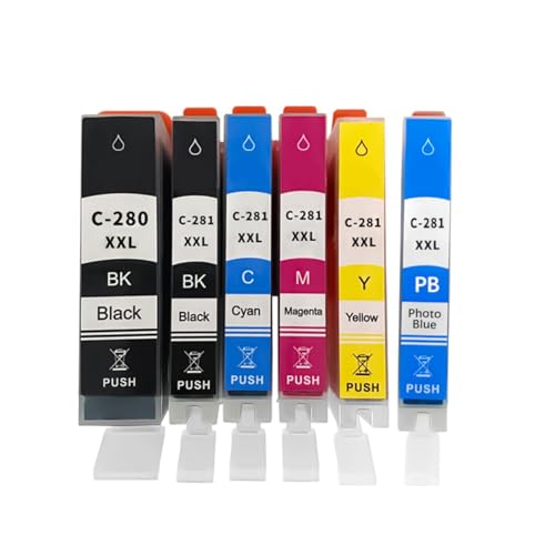 Cartouches PGI280 CLI281 XXL anti-fuite pour résoudre les problèmes d'impressions pâles