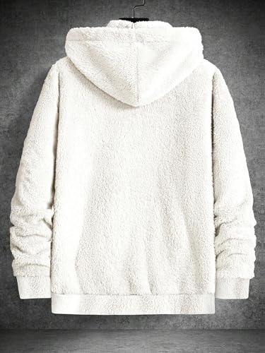 Noble Monk Men's Full Sleeve Sherpa Fur Hooded Sweatshirt - Image 3
