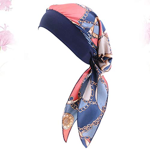 KESYOO Turbante EnvoltÃ³rio da CabeÃ§a Cachecol Chiffon ElÃ¡stico de Cauda Longa Headwraps Cabelo Lo