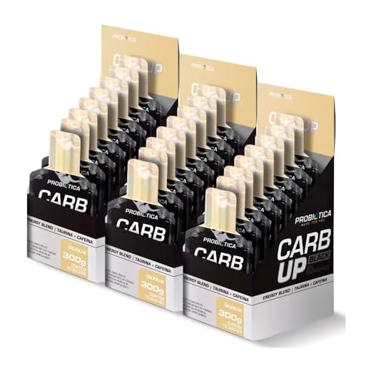 Kit 3x Carb Up Gel Black - 10 Sachês 30g - Probiótica (Baunilha)