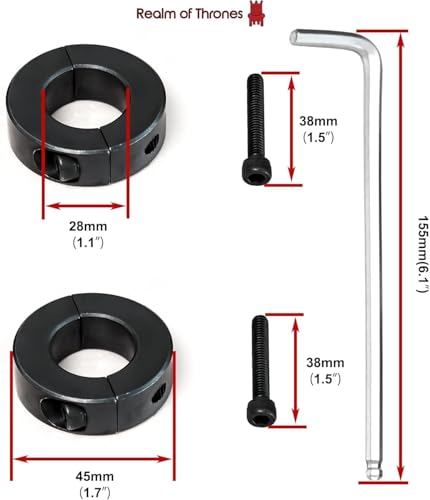 Mi hogar Zylinder-Ausbauwerkzeug für Bürostühle – Passend für 28 mm/1,1\ Gaslift- & Gasdruckfeder-Zylinder – Edelstahl-Hydraulikzylinder zum Austausch & zur Reparatur absinkender Stühle – Schwerlast-P