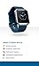 Fitbit Blaze Smart Fitness Watch, Blue, Silver, Large (6.7 - 8.1 inch) (US Version)