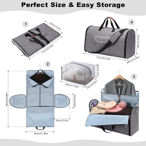 Bolsa de viagem Jenni, bolsa de viagem Lucshy, bolsa de roupas dobrável, bolsa de roupas para viagem