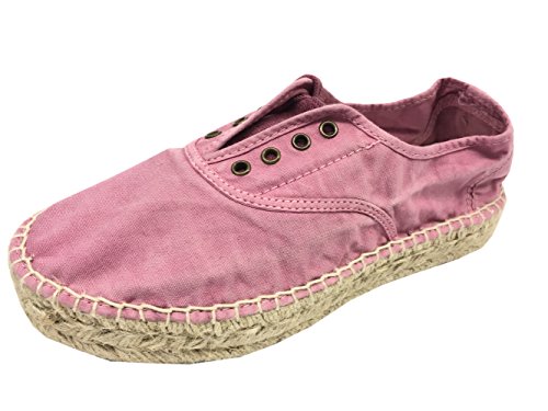Scarpa Tessuto Rosa Natural World 687-E 39 Rosso
