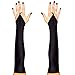 Produktbild Widmann 00583 - Fingerlose Satinhandschuhe, Schwarz, 20er Jahre, Mottoparty, Karneval