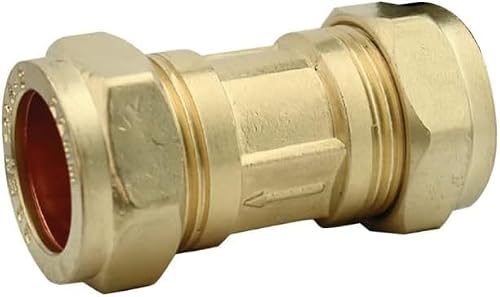 15mm Single Check Valve, Brass Compression Fitting Non Return Valve One Way Issolation Valve