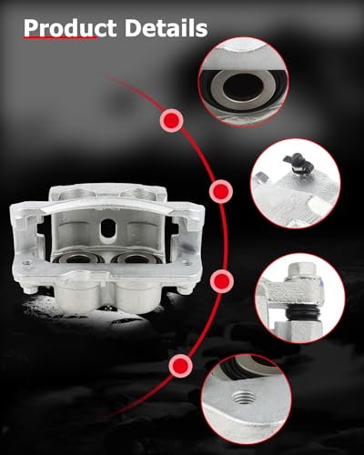 Image of cciyu 18-B4729 Front Left /Rear Right Brake Caliper Assembly w /Bracket For Cadillac 2002-2006,For Chevy 1999-2013,For GMC 1999-2013,For Hummer 2003-2009