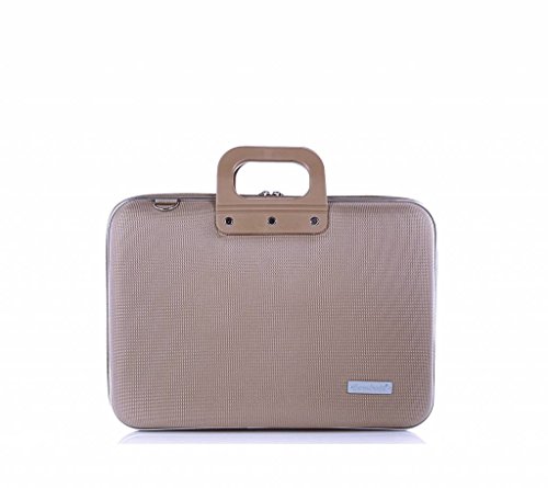 Nylon Briefcase, 38 cm, 15 Liters, Tan
