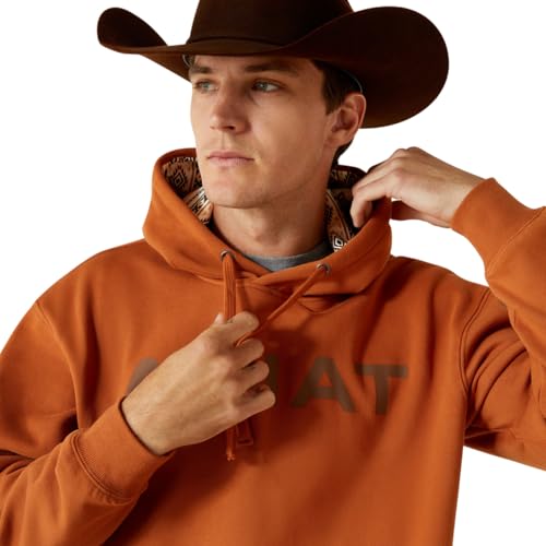 ARIAT Men's Stitch Shield Logo Hoodie4