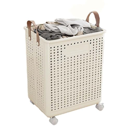 洗濯かご ランドリー バスケット 折り畳み スリム 洗濯カゴ 折りたたみ 洗濯籠 折畳み キャスター付き 取っ手付き 大容量 ランドリーボックス 洗濯物入れ 収納しやすく 通気性がよく 耐久性があり 省スペース 家庭収納 収納バスケット スライド 洗濯室