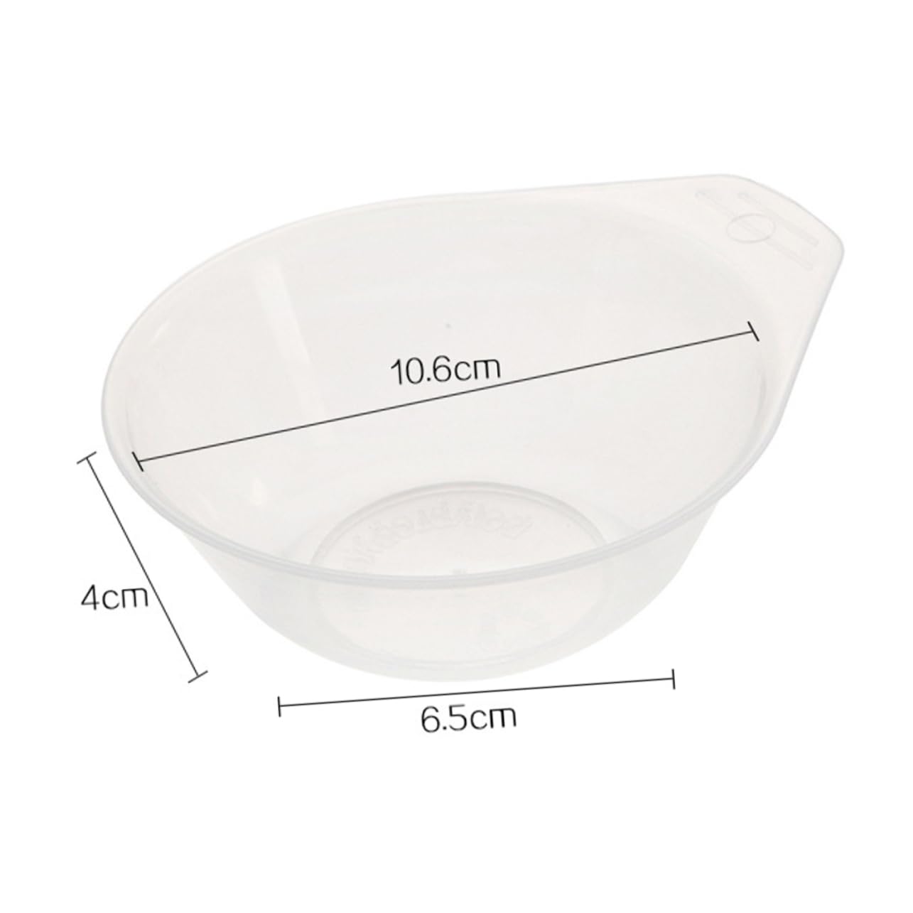 GRIRIW Camping Tableware Set 8 Compact Plastic Bowls Outdoor Soup Bowls Pp Material Safe for Food Space-saving Arc Design