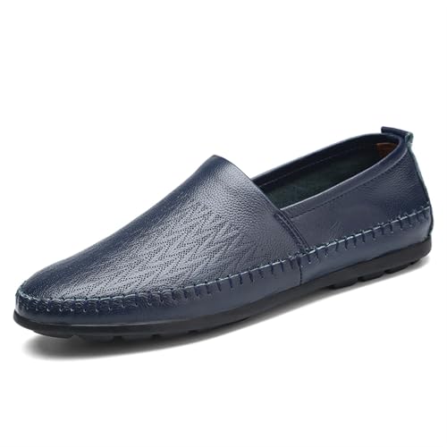 Dress Shoes for Men Men's Casual Leather Flats Summer Driving Shoes for Men - Comfortable and Stylish Leather Footwear