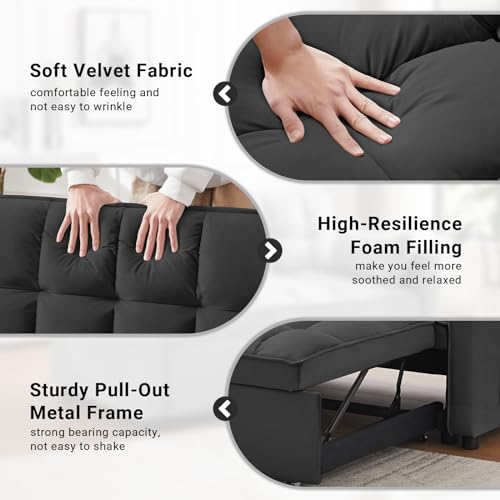 Skepphlay PTK-BK08 3 In 1 Sleeper Sofa Bed, Pull Out Couch thumb #3