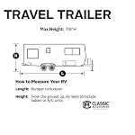 Classic Accessories Over Drive PolyPRO3 Deluxe Travel Trailer/Toy Hauler Cover, Fits 18'-20' RVs, Camper RV Cover… - Image 5