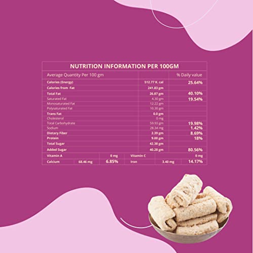 Image of HERBS INDiA Gajak Roll - No Added Preservatives and Colours Homemade Crispy Gazak Roll 400g | Gajjak | Sesame Chikki | Tilkut Sweets | Ghachak | Gazzak | Kutema | Healthy Snack Gift Boxes