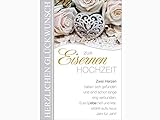 eiserne hochzeit geschenk Grußkarte zum aufklappen, innen kann ein freier Text hinzugefügt werden. Hochwertige Pappe mit qualitäts Aufdruck. Im Lieferumfang ist ein passender Briefumschlag enthalten.