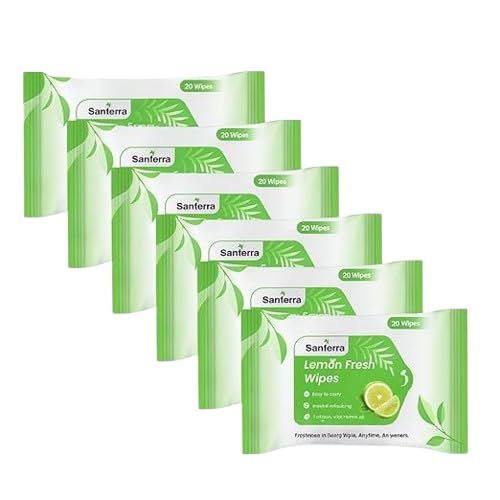 Refreshing Wet Wipes Enriched with Natural Lemon Essence & Mint | Soft Cleansing Face Wipes with Aloe Vera for Daily Hygiene (pack of 6)-image-30