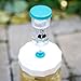 Fermentology Sauer System Fermentation Airlocks – Lids, Grommets, Gaskets, Stoppers – for Regular Mouth Mason Jars – 4 Pack