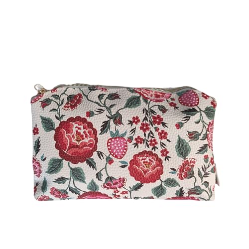 Cath Kidston - Bolsa con cremallera, estampado floral, perfecta para maquillaje, papelería y mucho más, Mulitcoloured, Neceser de maquillaje