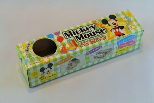 Mickey Mouse printed aluminum foil paper roll type blade used 15cm × 2m [Disney] Japan Import