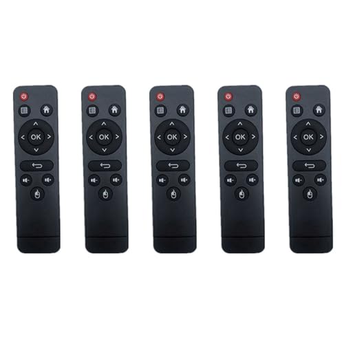Hndhbfgrt 5X Control Remoto para 331/ MAX X3 /Mini V8/ MAX H616 Smart TV Box Android 10/9.0 4K Media Player Top Box Controller