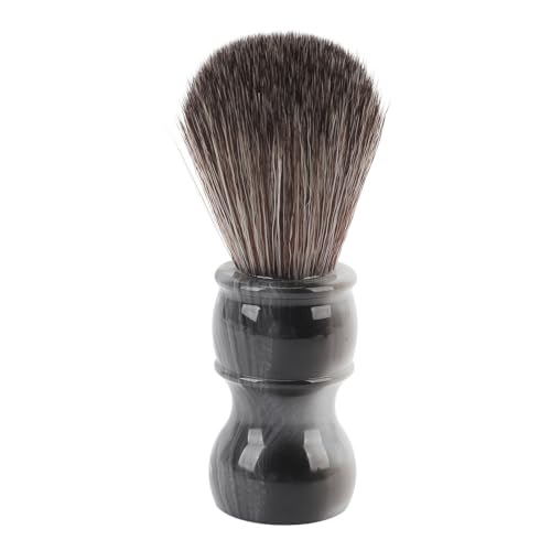 Brocha de afeitar Brocha de barba sintética suave profesional Limpieza eficiente Brocha de aseo de espuma rápida con mango cómodo para hombres