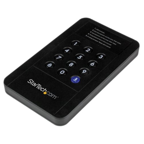 Image of StarTech.com USB 3.0 2.5-Inch Portable SATA III HDD Enclosure with Secure External Storage Hard Drive (S2510BU3PWPS)