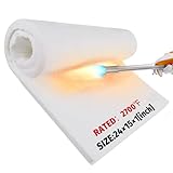 Nelyrho Insulation Blanket, 1500C/2700F( 24”*15”*1”/1piece) , Ceramic Fiber Insulation Blanket, Fireproof Insulation for Dishwasher, Kilns, Forges, Boiler, Pizza Oven, Fireplace, Chimney