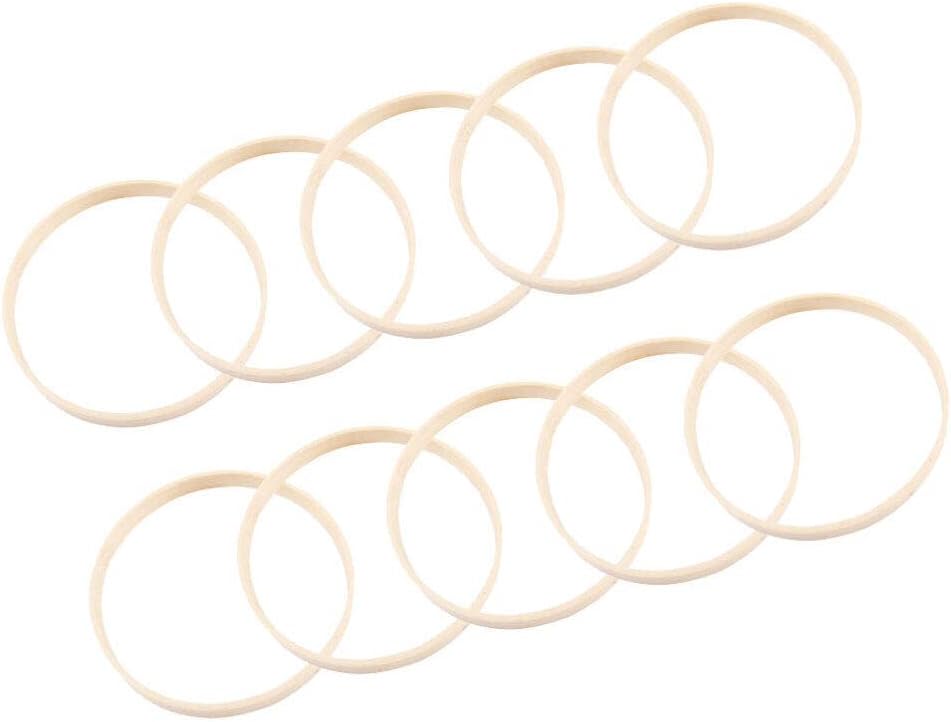 jojofuny Dream Catcher DIY Rings Bamboo Circle Frame 2.6 Inch Round Craft Materials for Macrame Wall Hanging Wreath Making and Embroidery Projects