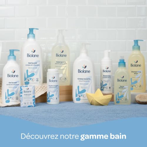 Biolane - Bogaty w składniki żel do mycia – łagodny żel do mycia dla niemowląt bez mydła – butelka z pompką 750 ml