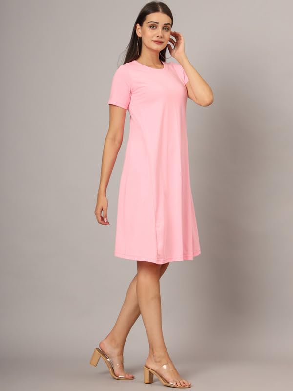 Image of Women's A-Line Cotton Midi Dress