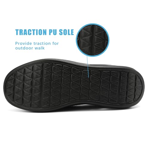 Image of RUIDENG Loafers for Women Comfortable | Women's Walking Shoes Everyday Working | 2 Inch Rocker Bottom