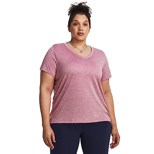 Image of Under Armour Plus Size Tech Solid Short Sleeve V-Neck