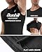 Runhit Sleeveless Compression Shirt Men Tank Tops Gym Workout Mens Sleeveless Tee Shirts for Running Black M