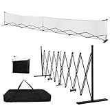 22ft Telescopic Peak Ball Posts with Wheels Portable Peak Ball Net Frames Aluminum Alloy Retractable Pickleball Nets for Backyards Driveways & Garages