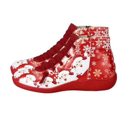 Bottines de Noël pour pieds sensibles évitant les glissades en hiver