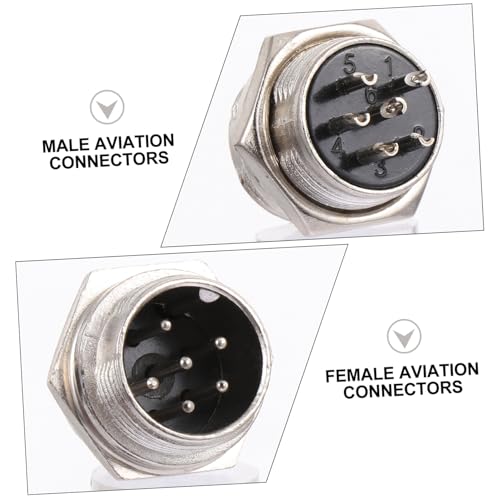Set de 12 conectores de aviación para cable eléctrico miniatura 7